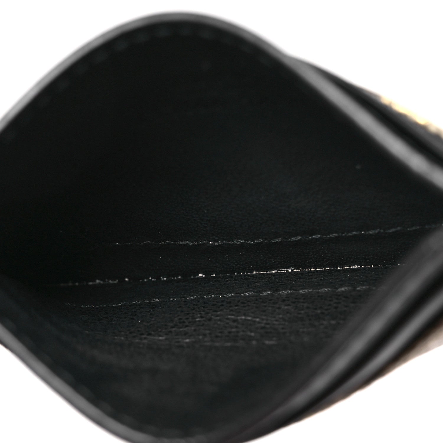 Gucci GG Supreme Monogram Bees Card Holder Black 5 of 11