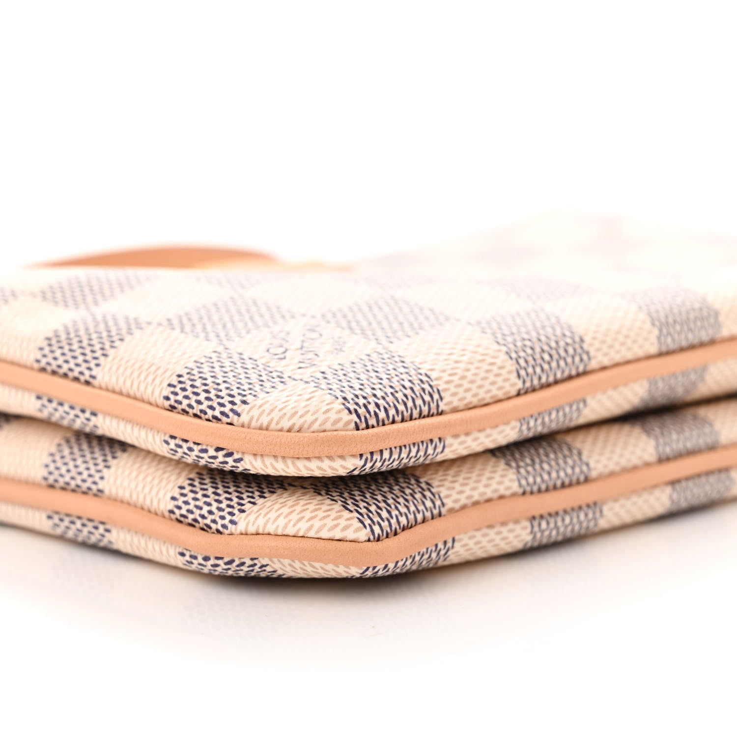 Louis Vuitton Damier Azur Double Zip Pochette 10 of 11