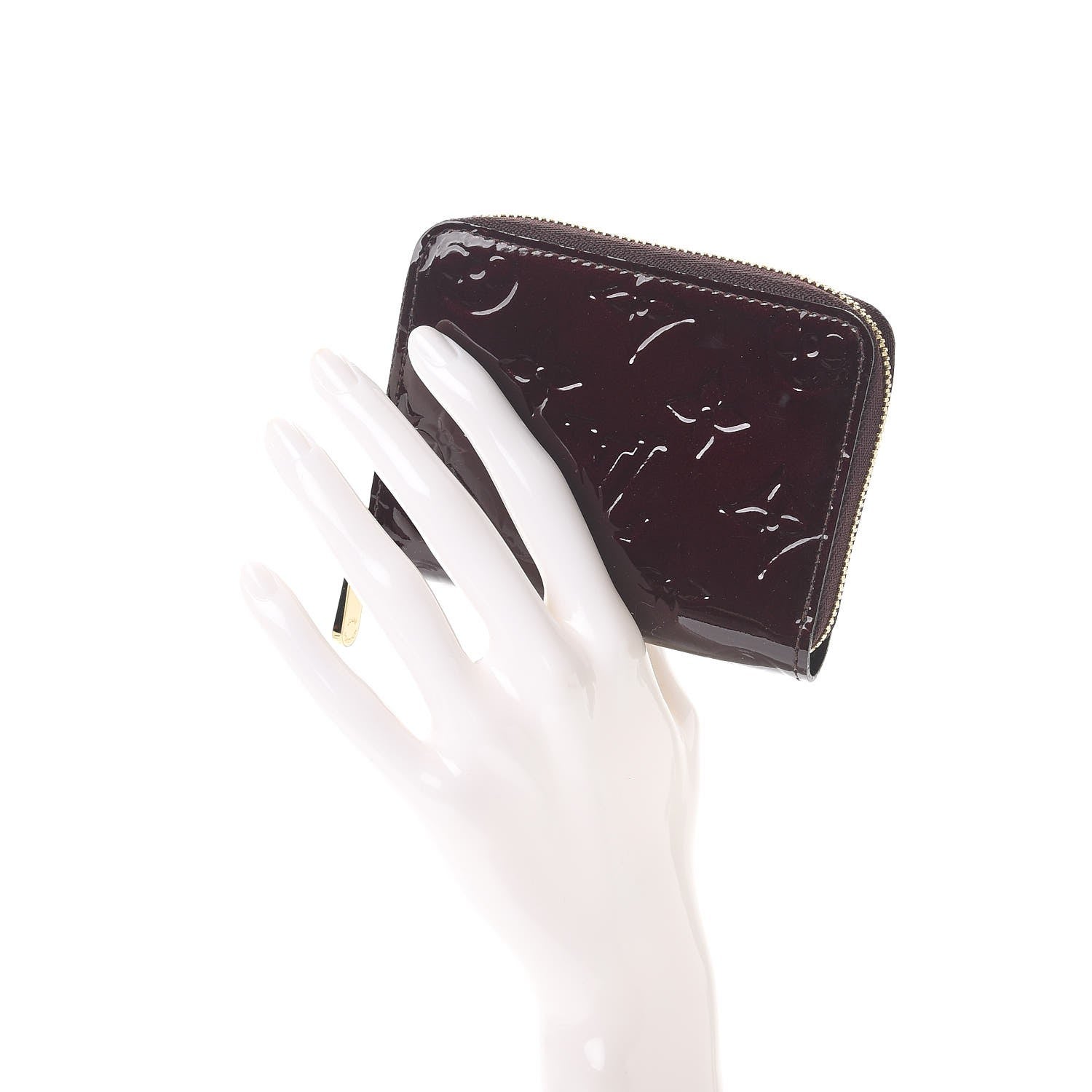 Louis Vuitton Vernis Zippy Coin Purse Amarante 2 of 7
