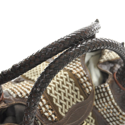 Fendi Nappa Embroidered Spy Cognac Avorio 6 of 12