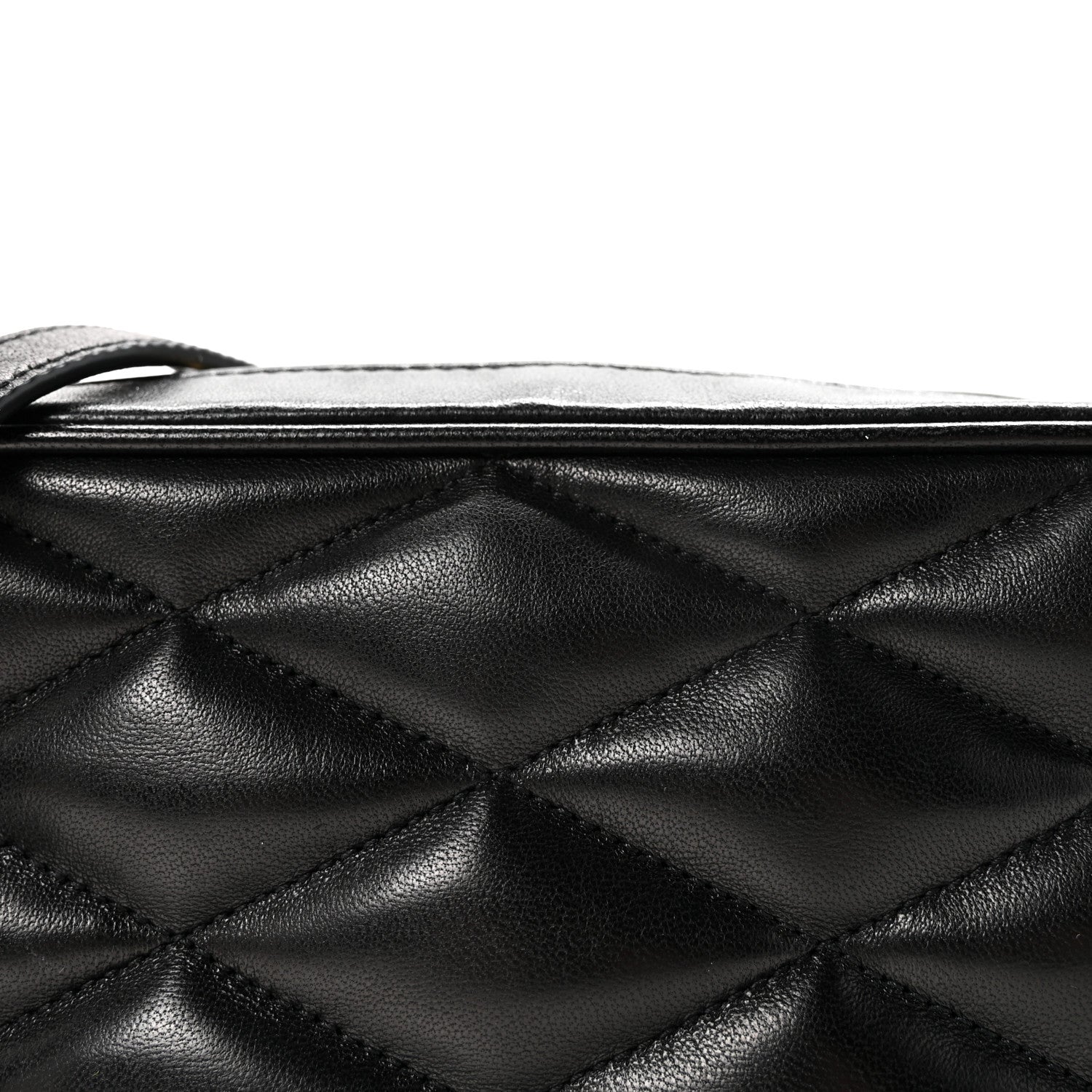 Saint Laurent Lambskin Quilted Mini Camera Bag Black 8 of 10