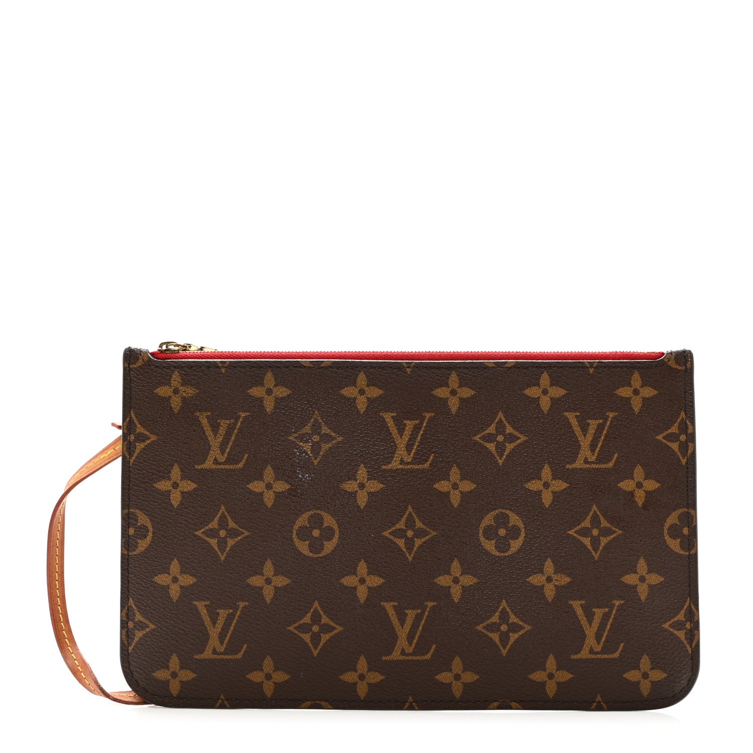 Louis Vuitton Monogram Neverfull MM GM Pochette Cherry 1 of 9