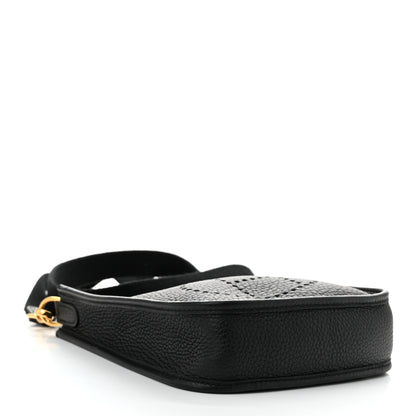 Hermes Taurillon Clemence Evelyne TPM Black 4 of 10