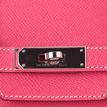 Hermes Epsom Birkin 35 Rose Tyrien 17 of 36