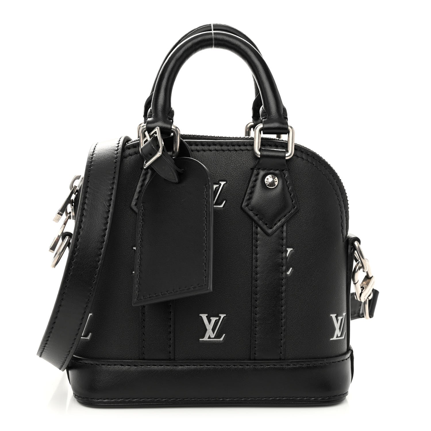 Louis Vuitton Nano Alma Black Silver 1 of 10