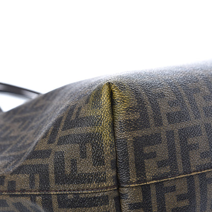 Fendi Zucca Spalmati Medium Roll Tote Tobacco Fuxia 12 of 19