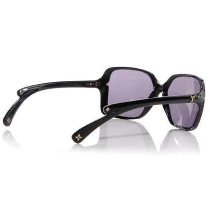 Louis Vuitton Flore Carre Sunglasses Z0287W Black 2 of 4