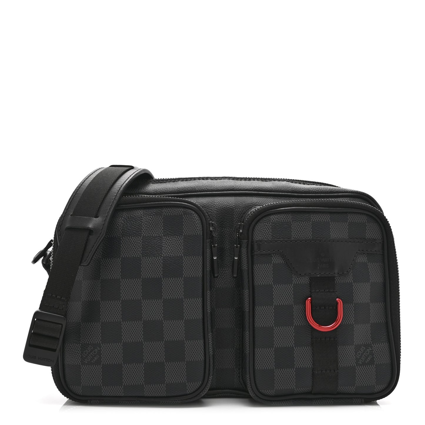 Damier Graphite Utility Messenger