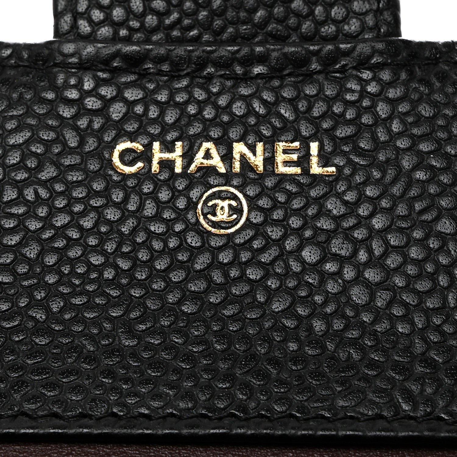 Chanel Caviar Quilted Compact Flap Wallet Black 6 of 8
