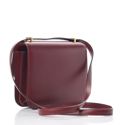 Hermes Veau Monsieur Constance 18 Rouge H 3 of 21