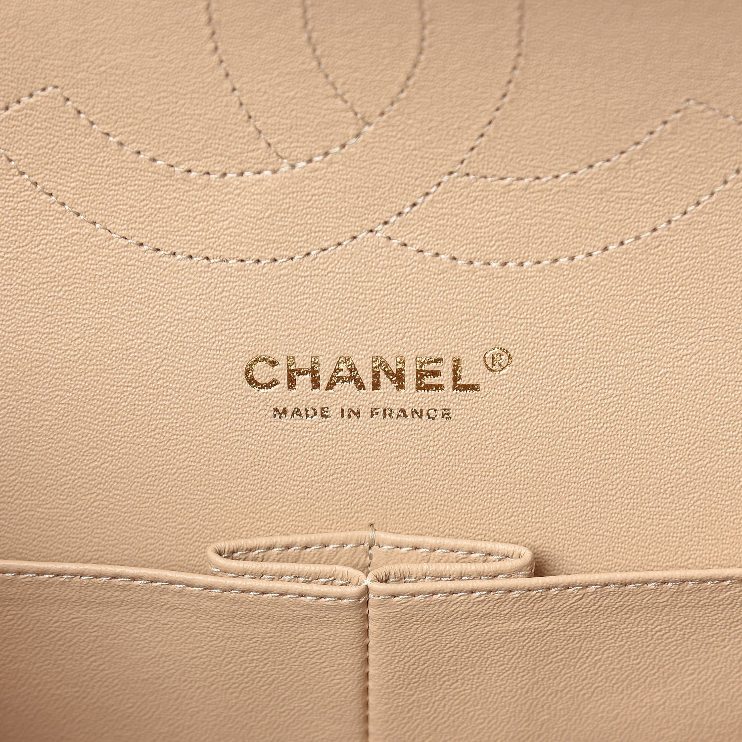 Chanel Caviar Quilted Jumbo Double Flap Beige Clair 6 of 11