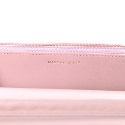Chanel Caviar Quilted Coco Candy Wallet On Chain WOC Light Pink 7 of 12