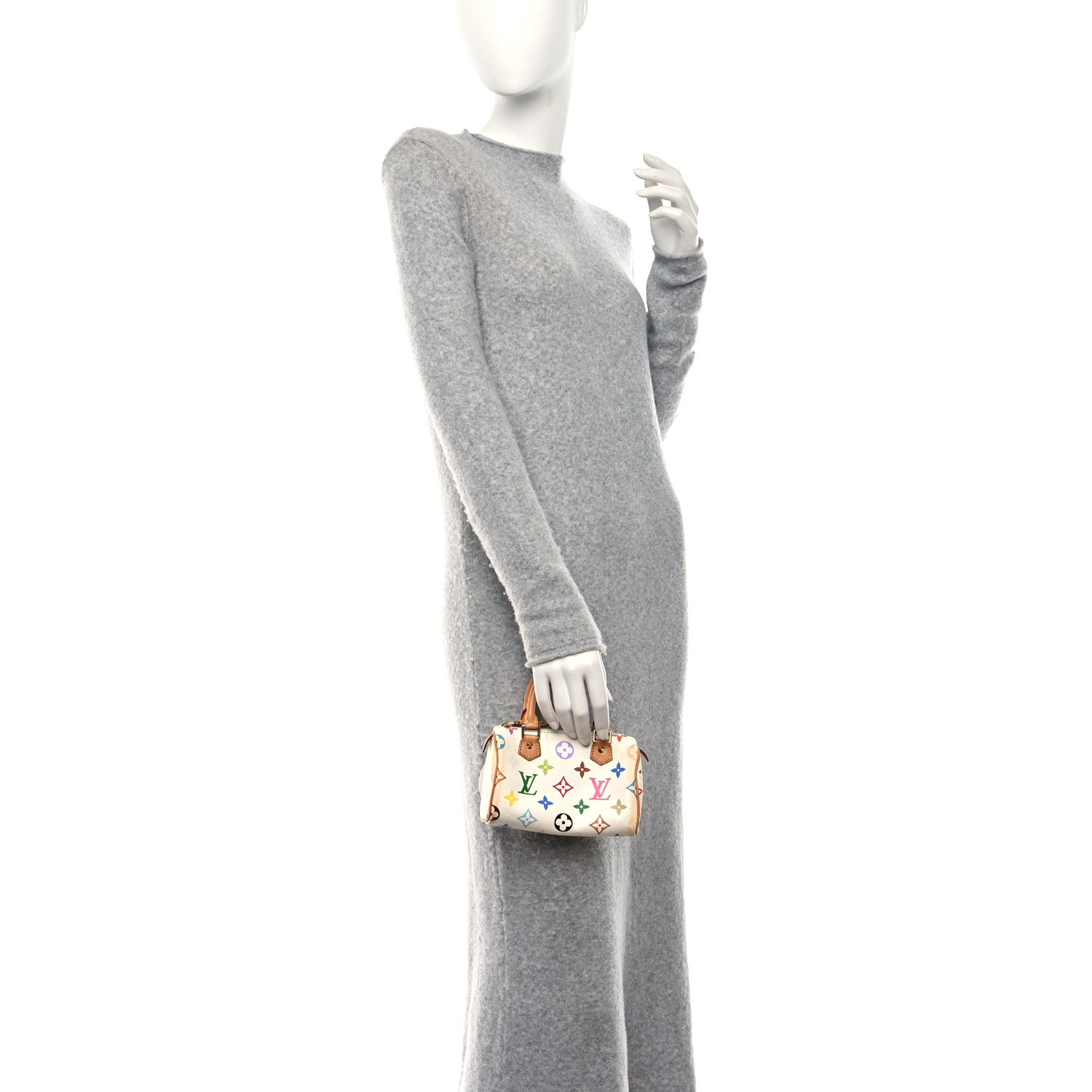 Louis Vuitton Monogram Multicolor Mini Sac HL Speedy White 3 of 11