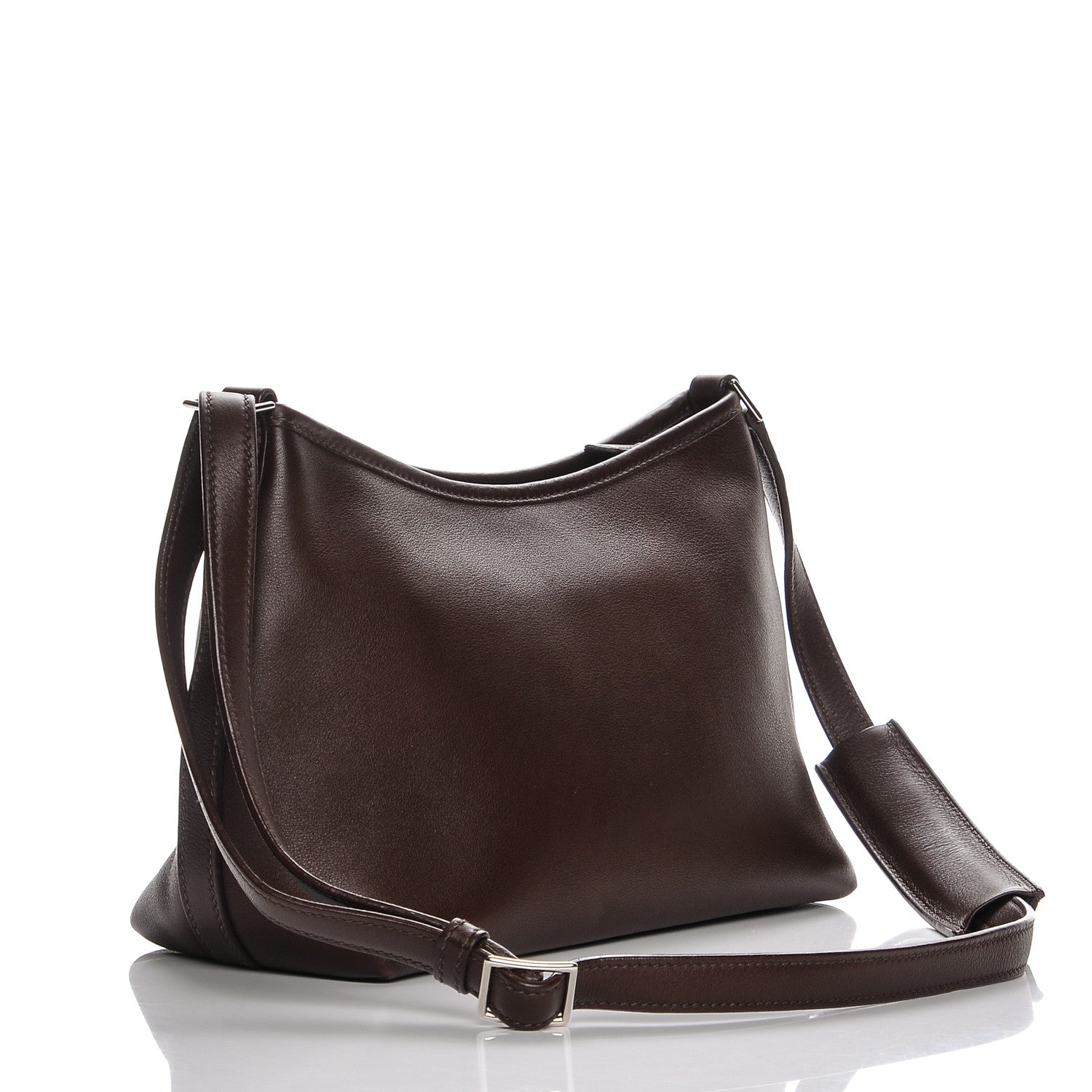 Hermes Swift Shoulder Bag Chocolate 3 of 7