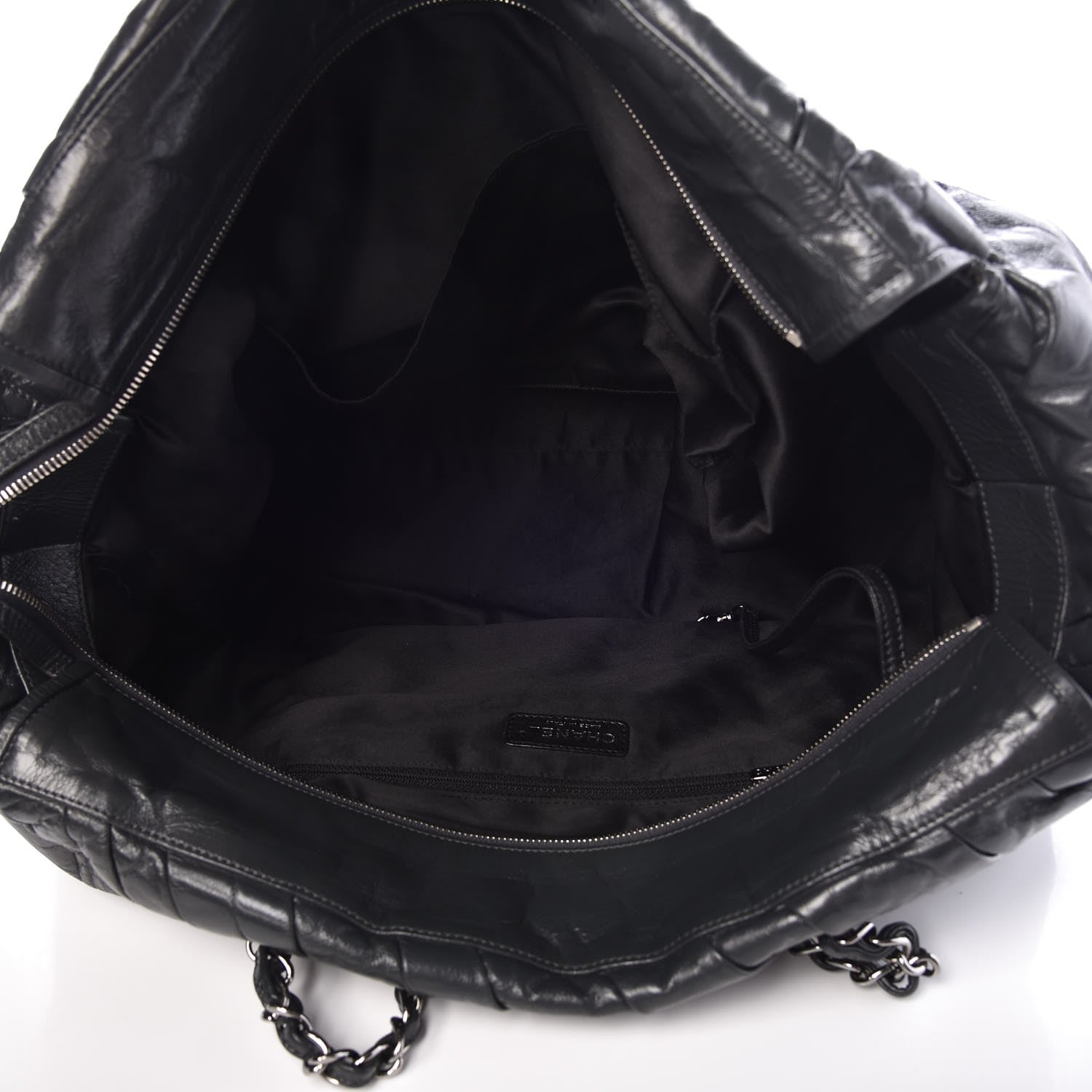 Chanel Glazed Calfskin Large Twisted Tote Grey 5 of 7