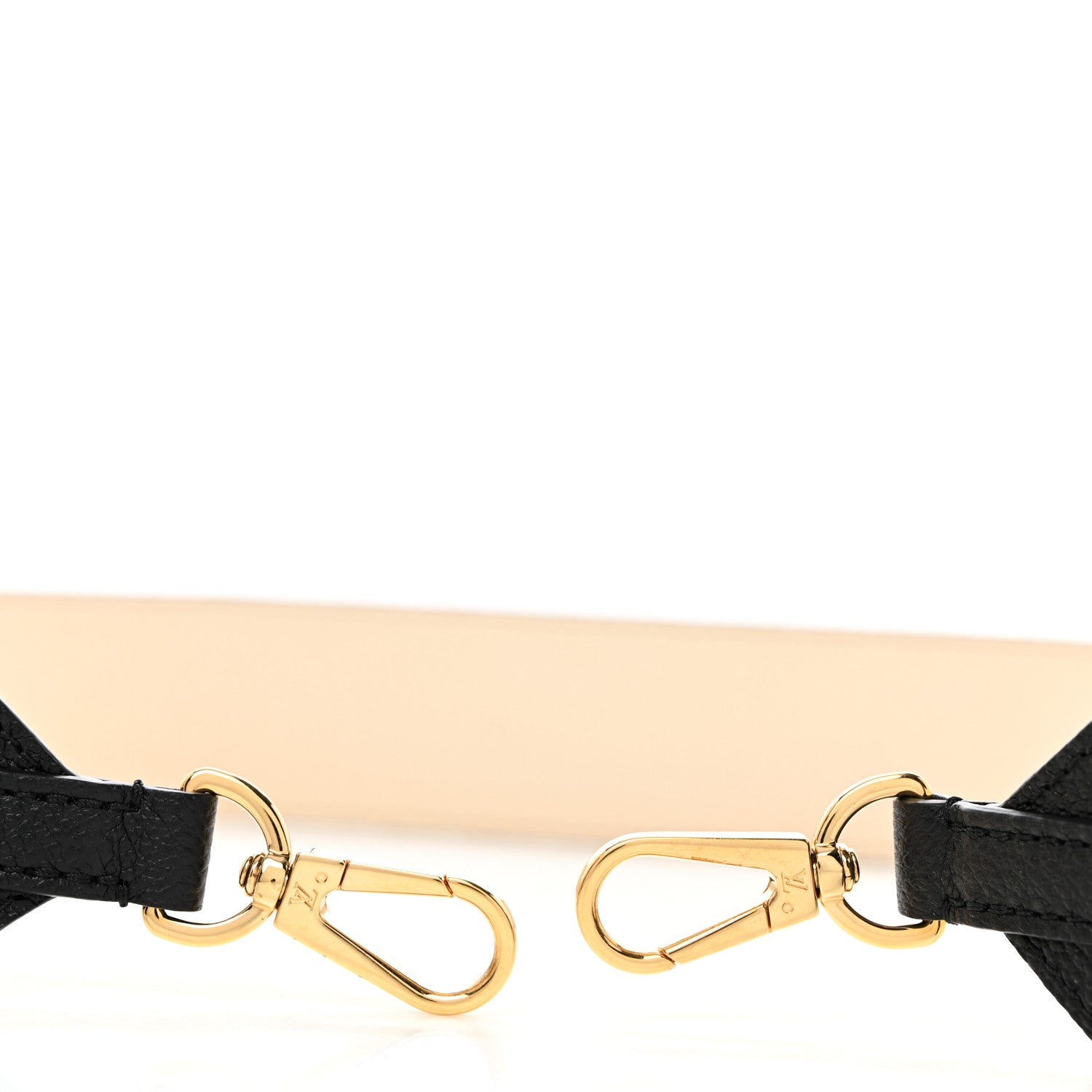 Louis Vuitton Empreinte Monogram Bandouliere Shoulder Strap Black Beige 5 of 5