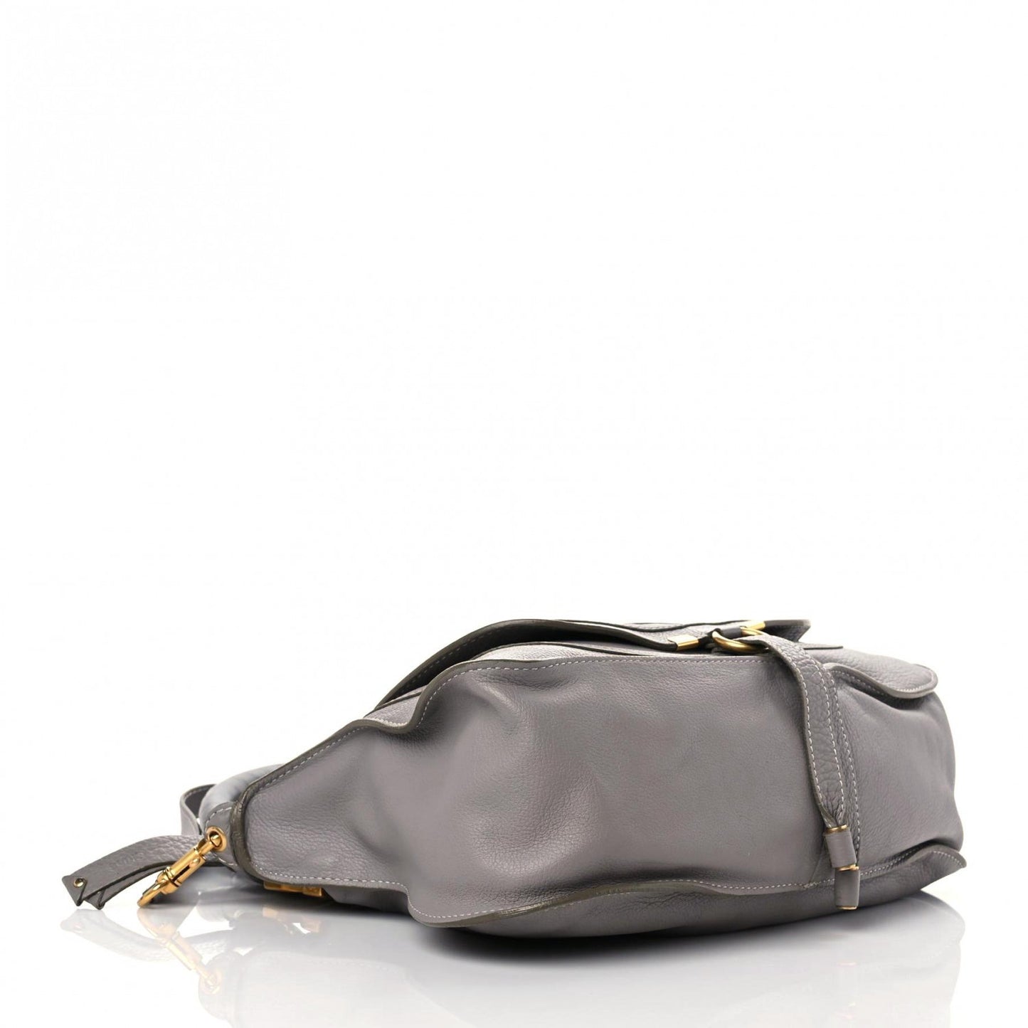 Calfskin Medium Marcie Satchel Cashmere Grey