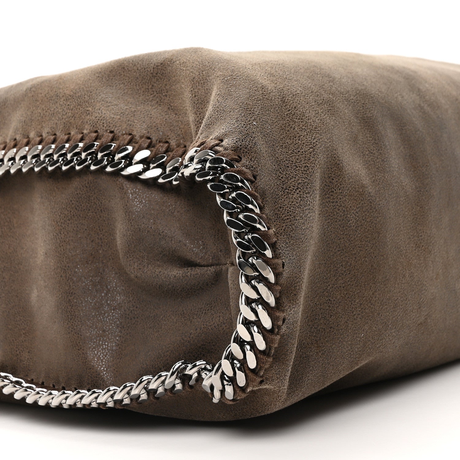 Stella McCartney Shaggy Deer Falabella Fold Over Tote Grey 9 of 10