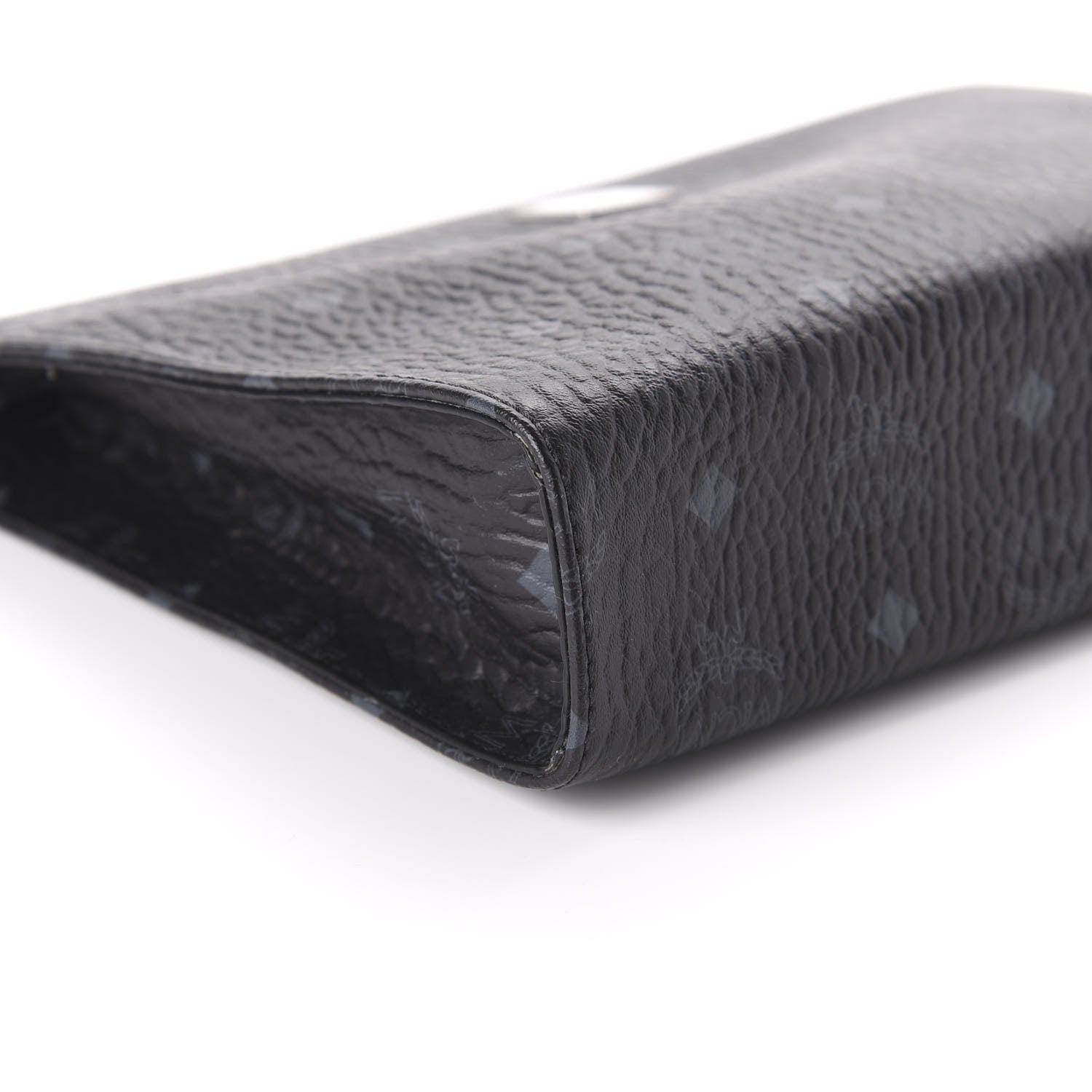 MCM Visetos Medium Zip Pouch Black 6 of 9