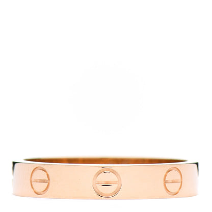Cartier 18K Yellow Gold 3.5mm LOVE Wedding Band Ring 54 6.75 1 of 5
