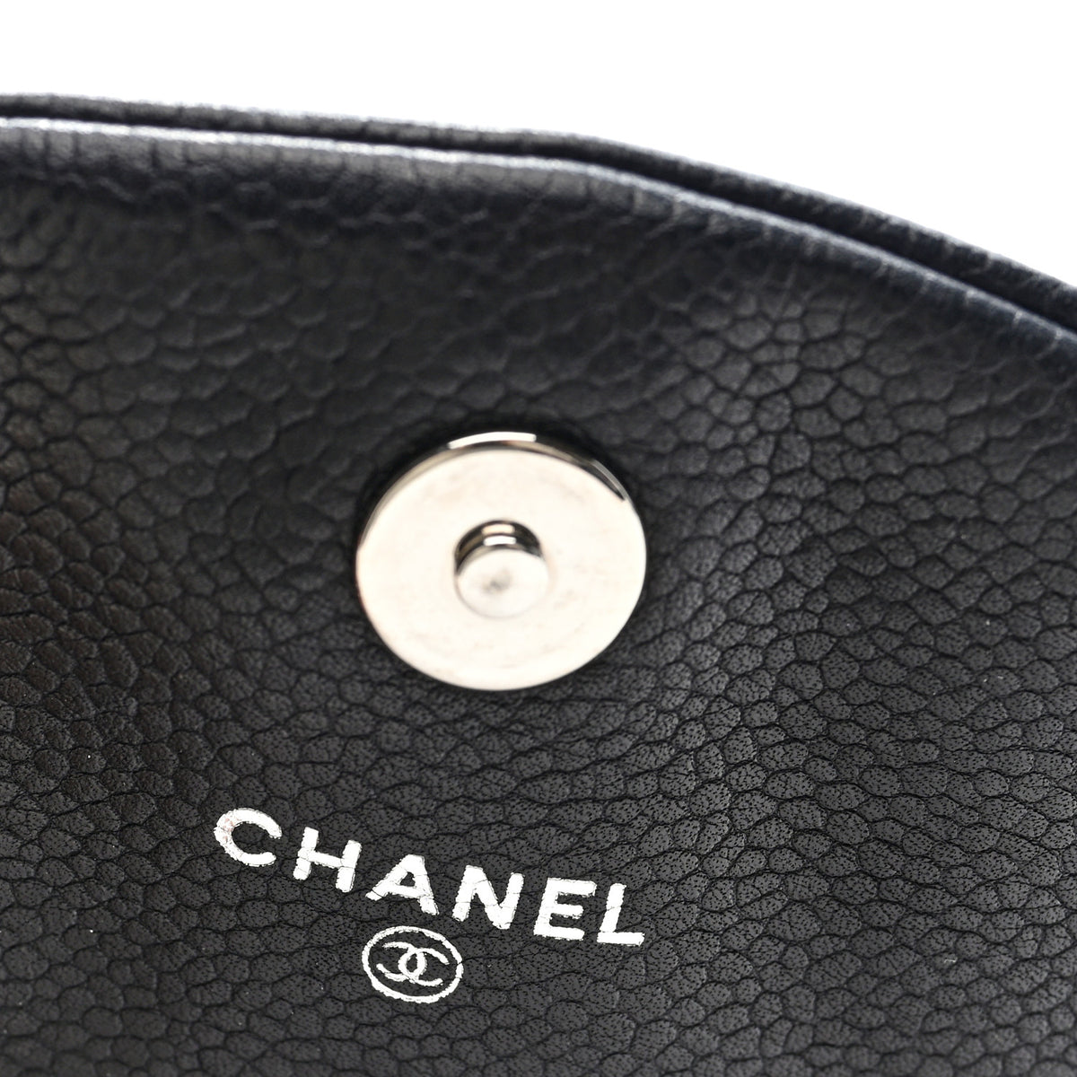 Chanel Caviar Half Moon Wallet On Chain WOC Black 5 of 9