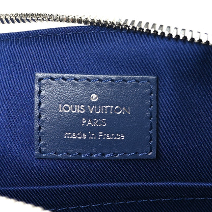 Louis Vuitton Monogram Watercolor City Keepall Blue 6 of 10