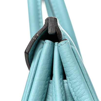 Hermes Taurillon Clemence Birkin 30 Bleu Saint Cyr 11 of 14