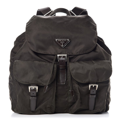 Prada Tessuto Nylon Vela Medium Backpack Ebano 1 of 10
