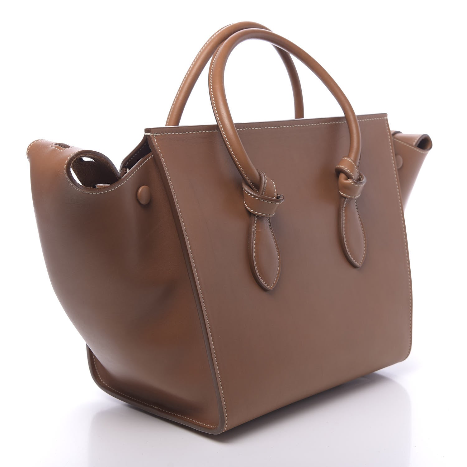 Celine Natural Calfskin Mini Tie Knot Tote Tan 3 of 12