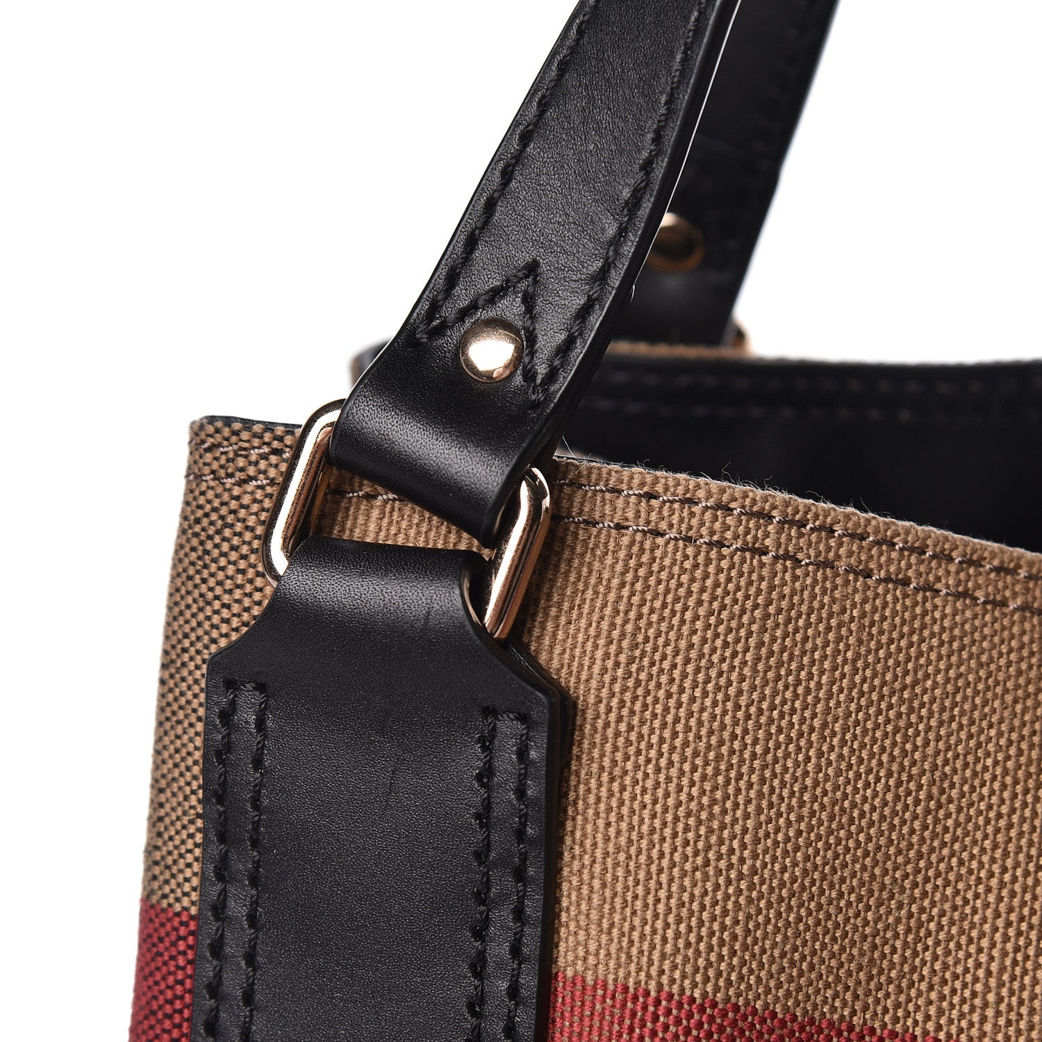 Burberry Canvas Mega Check Medium Maidstone Black 12 of 12