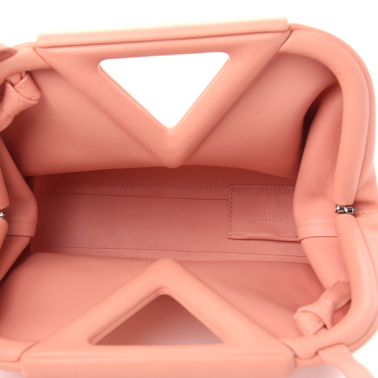 Bottega Veneta Calfskin Small The Point Triangle Bag Peachy 5 of 8