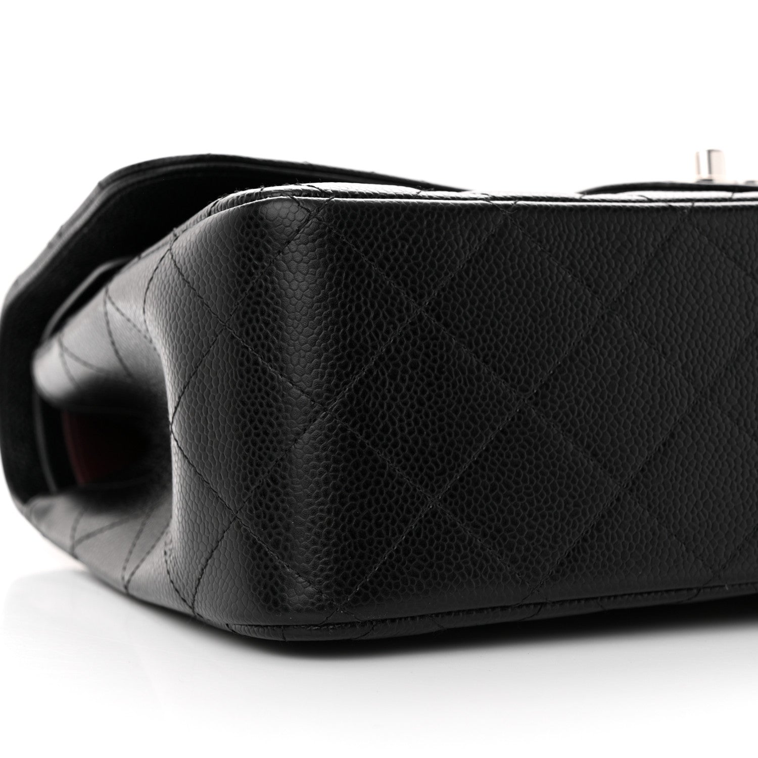 Chanel Caviar Quilted Jumbo Double Flap Black 9 of 12