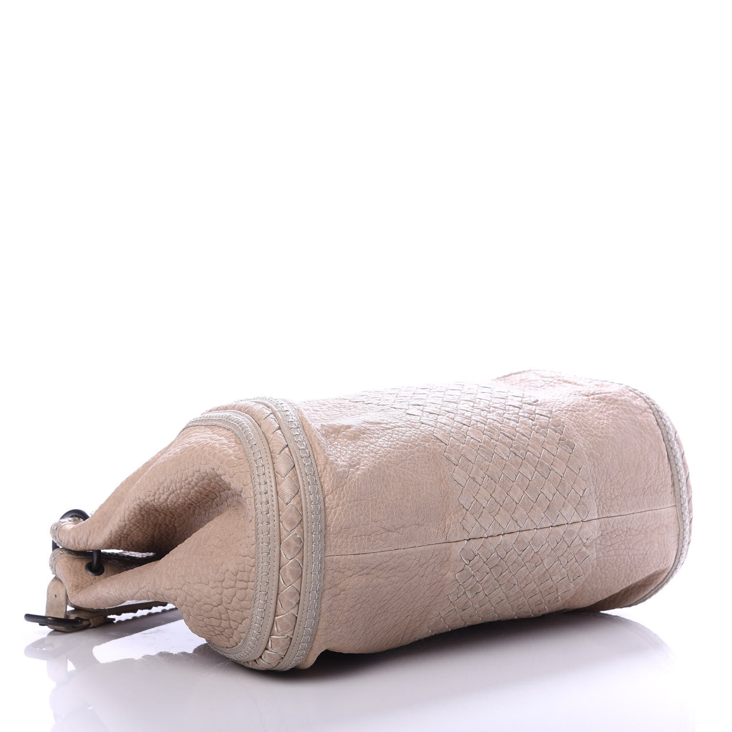 Bottega Veneta Lambskin Intrecciato Punto Mocassino Hobo Cloth 4 of 8