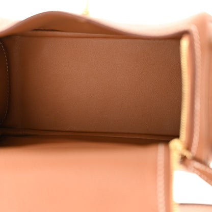 Hermes Taurillon Clemence Mini Lindy 20 Gold 5 of 11