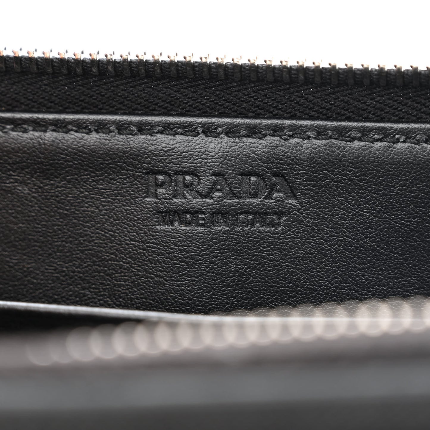 Saffiano Travel Double Zip Crossbody Belt Bag Black
