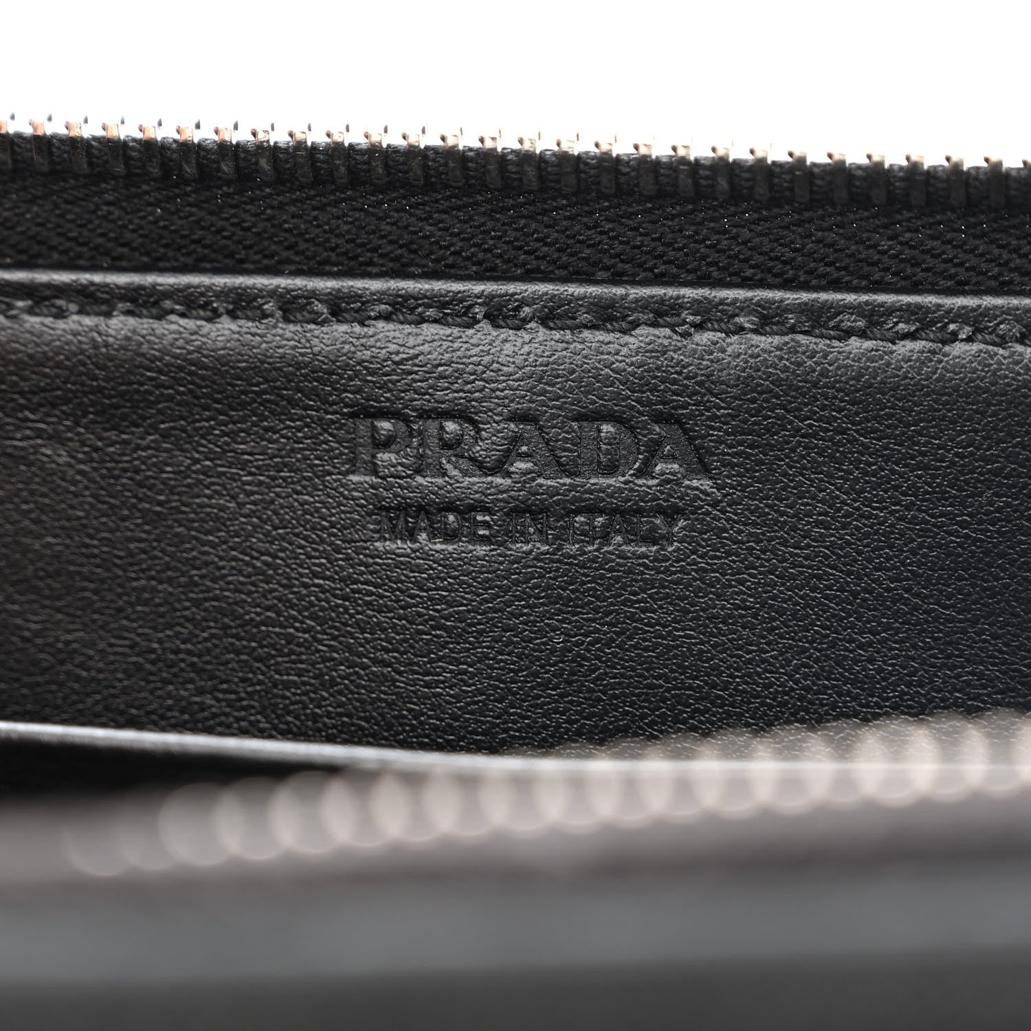 Prada Saffiano Travel Double Zip Crossbody Belt Bag Black 7 of 13