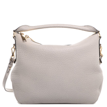 Burberry Heritage Grain Small Hobo White 1 of 13