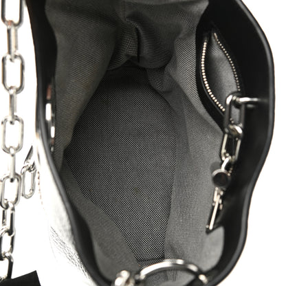 Alexander Wang Metallic Pebbled Calfskin Riot Bucket Bag Silver 5 of 10