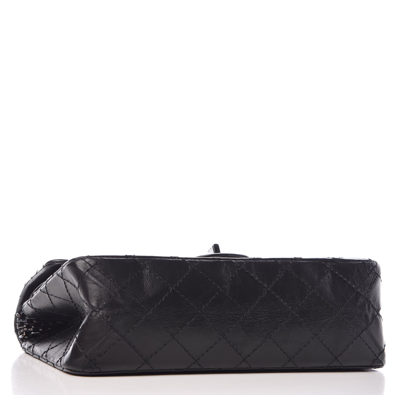 Chanel Aged Calfskin Quilted 2.55 Reissue 225 Flap So Black 5 of 13