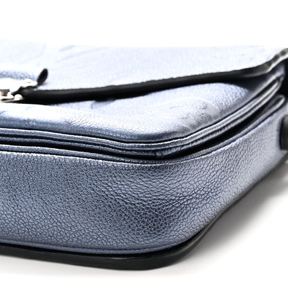 Louis Vuitton Metallic Empreinte Monogram Giant Pochette Metis Navy Nacre 9 of 9