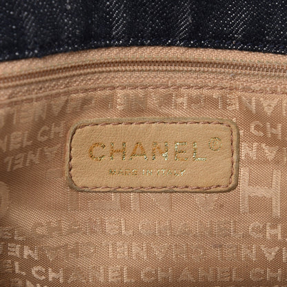 Chanel Denim XL Coco Cabas Tote Blue 6 of 8