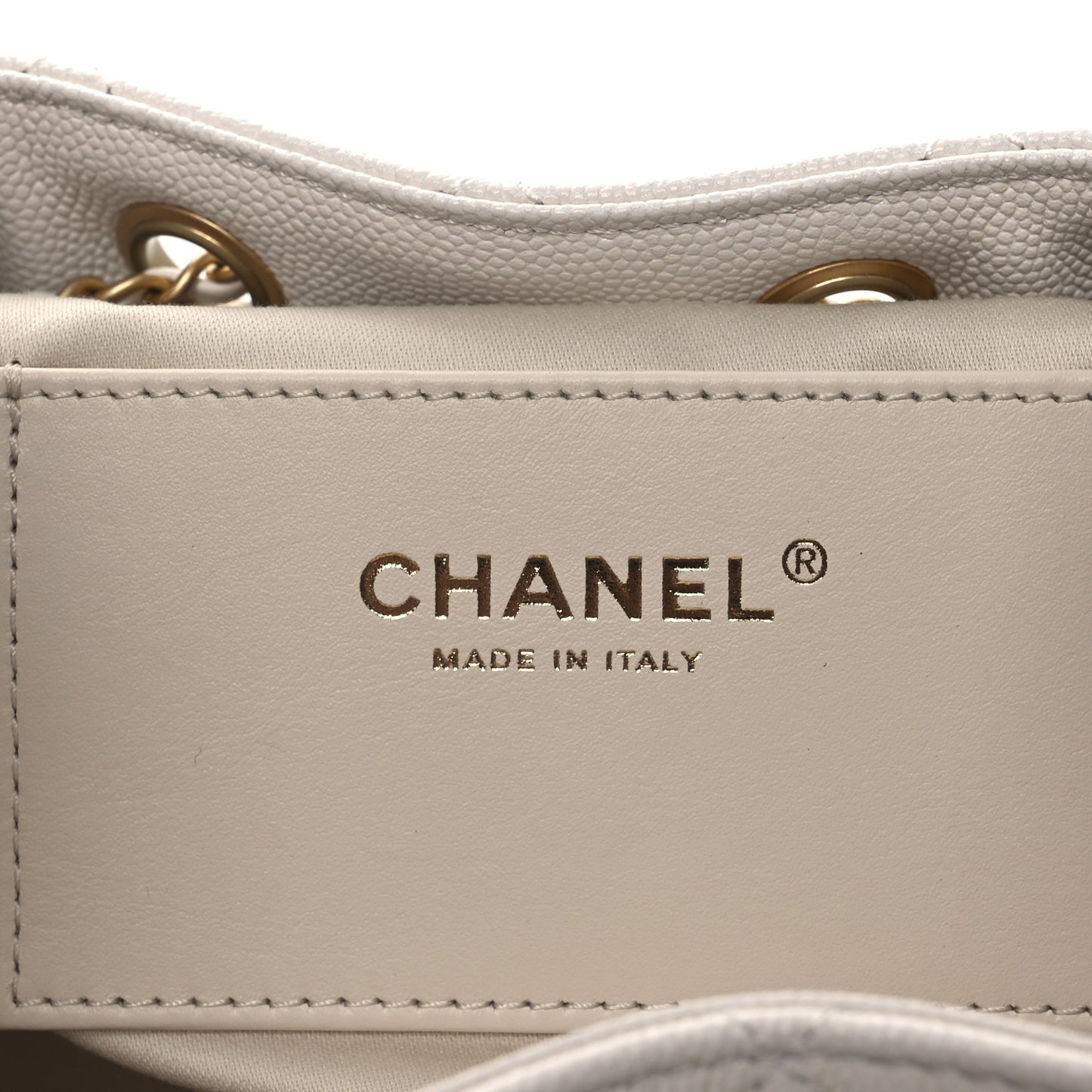 Caviar Quilted Small Chanel 25 Handbag White