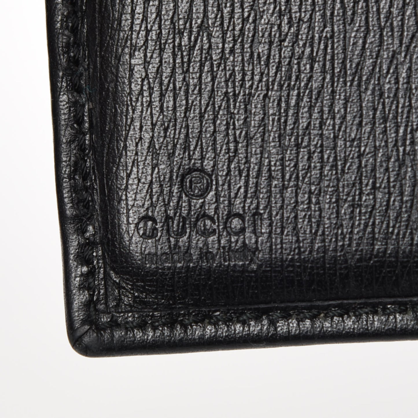 Calfskin Interlocking G French Wallet Black