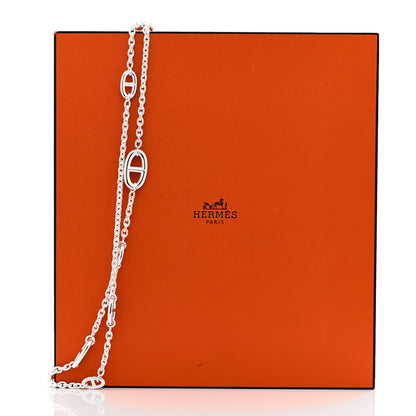 Hermes Sterling Silver Farandole Necklace 120 6 of 6