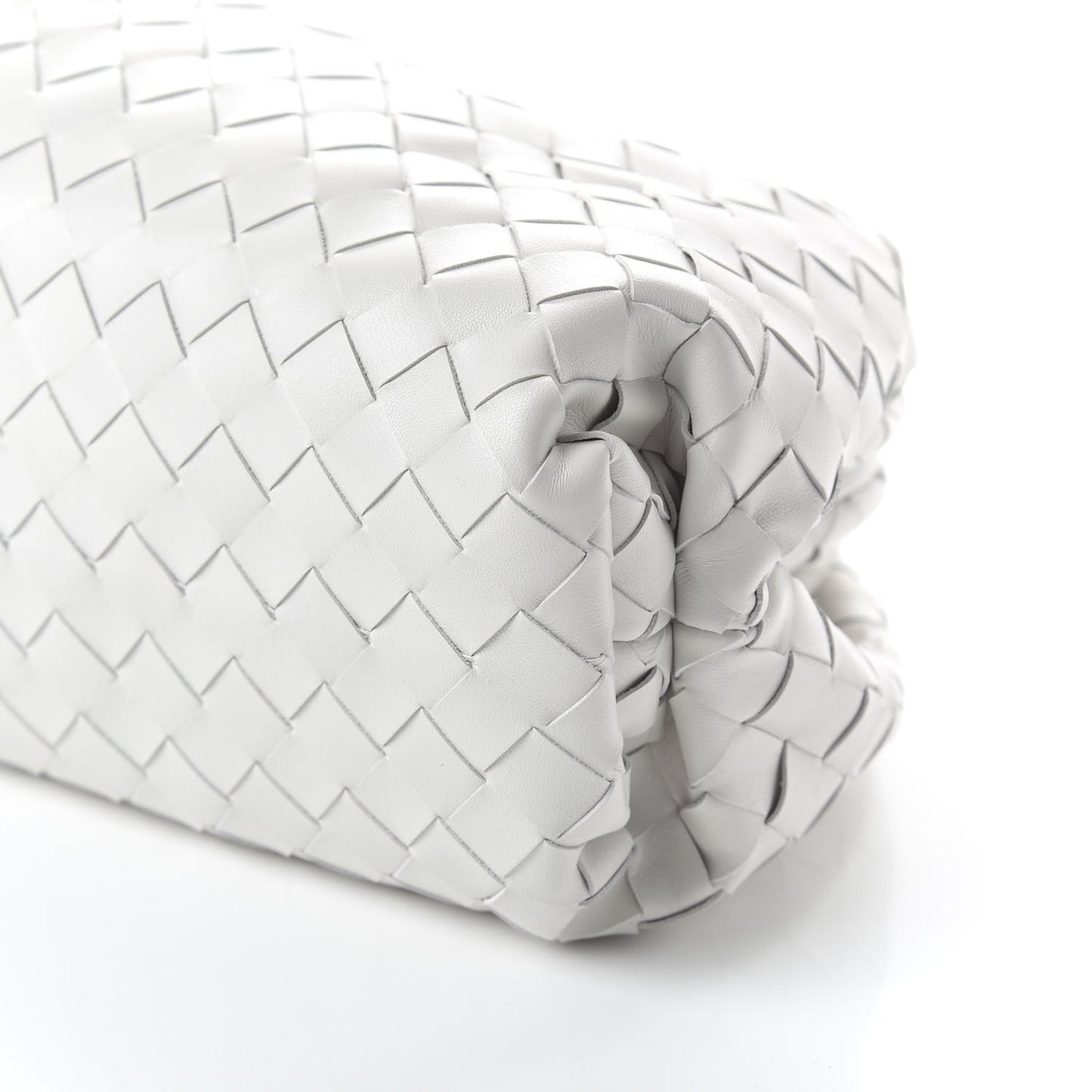 Nappa Maxi Intreccio The Pouch Oversized Clutch Plaster