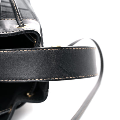 Fendi Canvas Vitello King F is Fendi FF Embroidered Mini Mon Tresor Bucket Bag Black 16 of 16