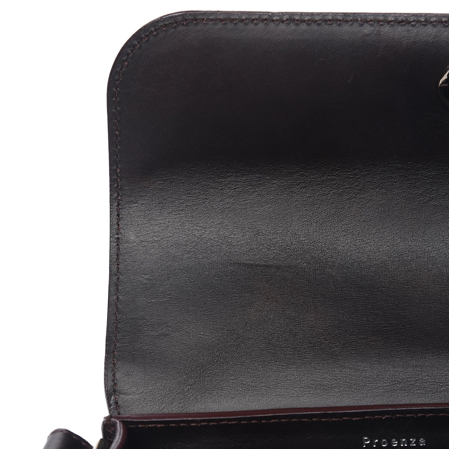 Proenza Schouler Diamond Calfskin Embossed Mini PS11 Classic Shoulder Bag Dark Brown 7 of 11