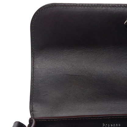 Proenza Schouler Diamond Calfskin Embossed Mini PS11 Classic Shoulder Bag Dark Brown 7 of 11