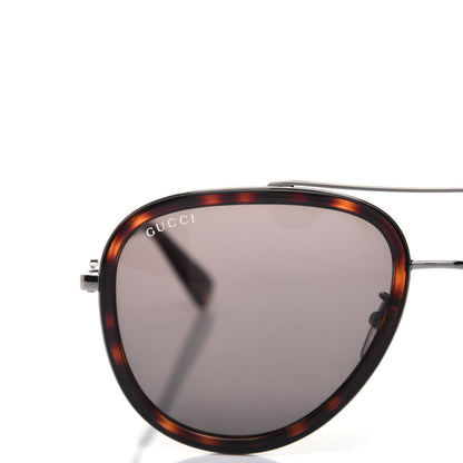 Gucci Acetate Aviator Sunglasses GG0062S Tortoise 7 of 8