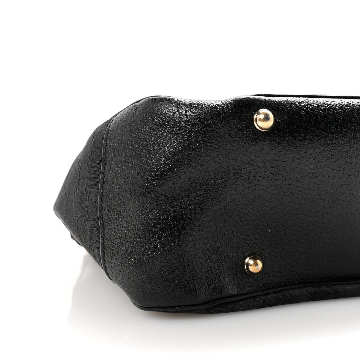 Monogram Bamboo Medium Top Handle Bag Black